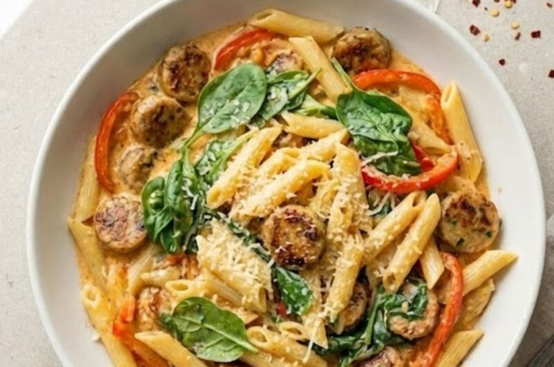 Trader Joe's Chicken Jalapeño Sausage Pasta