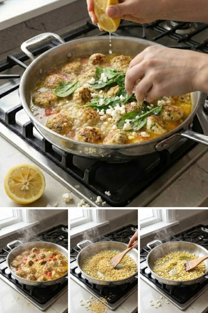 Trader Joes Chicken Meatballs and Orzo Recipe