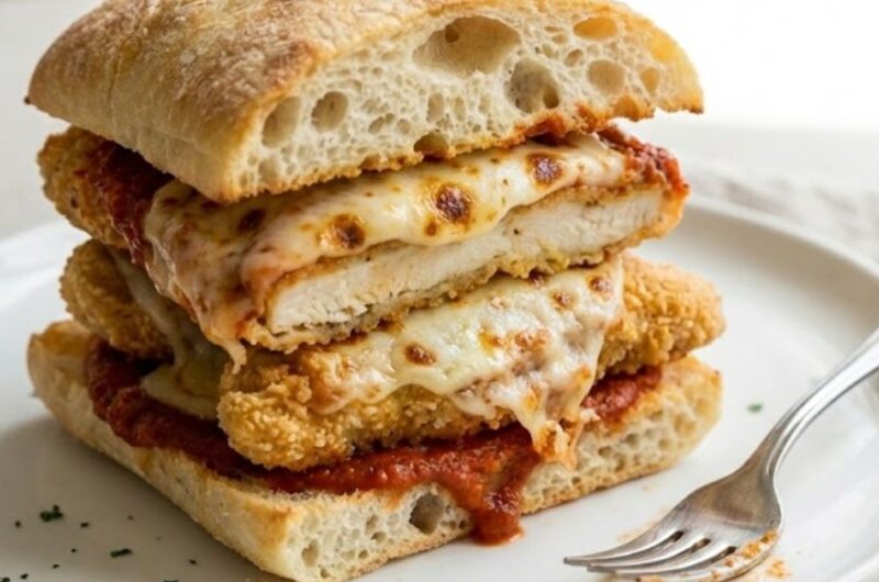 Trader Joes Chicken Parm Sandwich