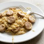 Trader Joe’s Cheddar Chicken Sausage Skillet