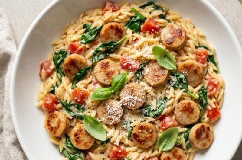 Trader Joe's Chicken Sausage Orzo Recipe