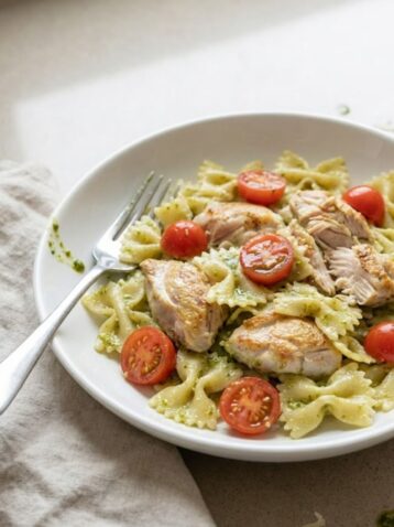 Trader Joes Lemon Pesto Chicken Pasta Recipe