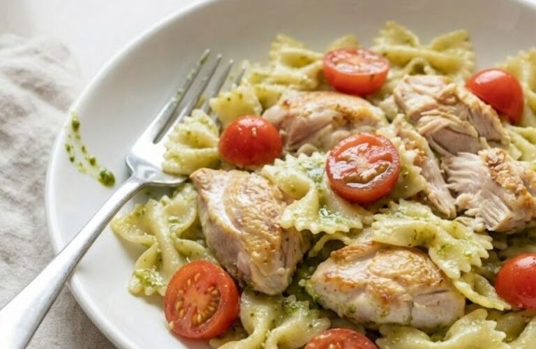 Trader Joes Lemon Pesto Chicken Pasta Recipe