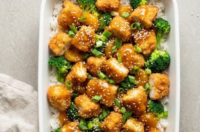 Trader Joes Orange Chicken Casserole