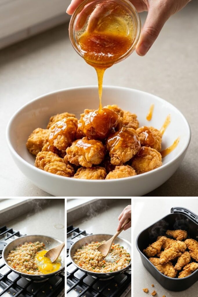 Trader Joes Orange Chicken Fried Rice