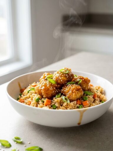 Trader Joes Orange Chicken Fried Rice