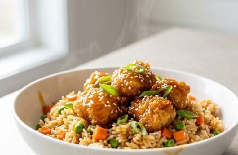 Trader Joes Orange Chicken Fried Rice