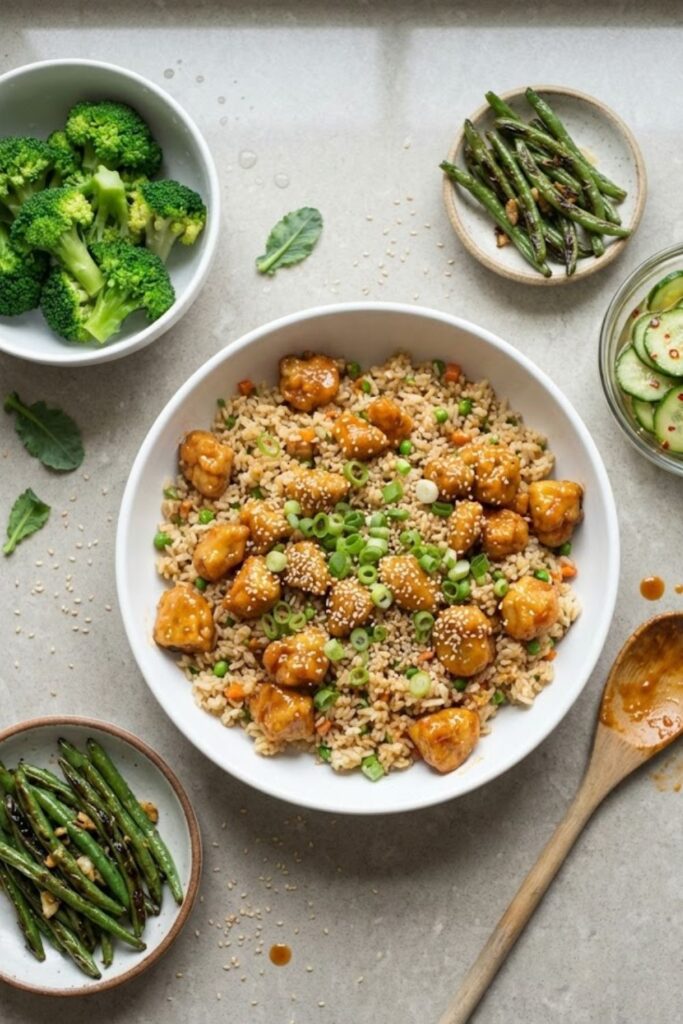 Trader Joes Orange Chicken Fried Rice