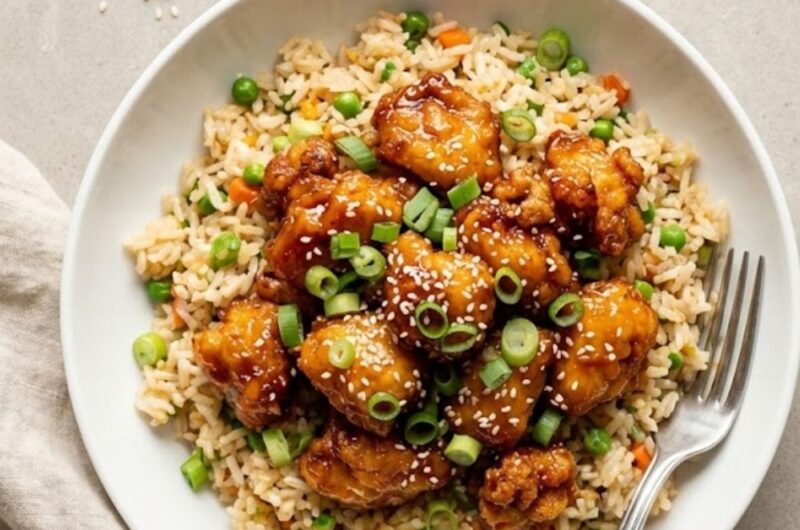 Trader Joes Orange Chicken Fried Rice