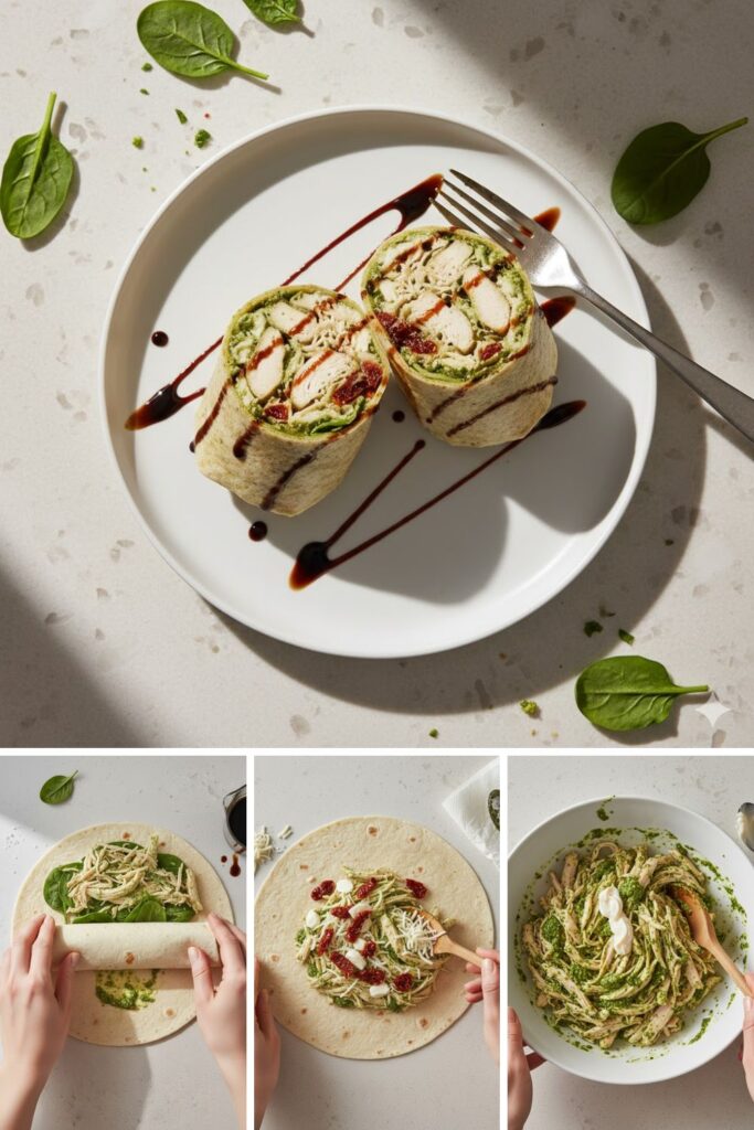 Trader Joes Pesto Chicken Wrap Recipe