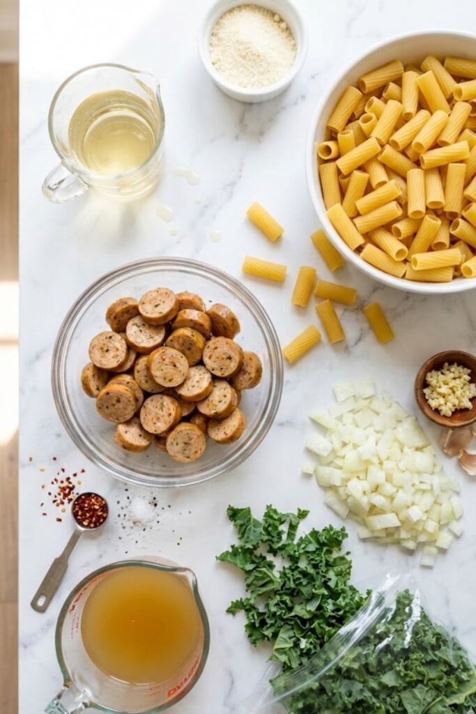 Trader Joe's Spicy Italian Chicken Sausage Pasta