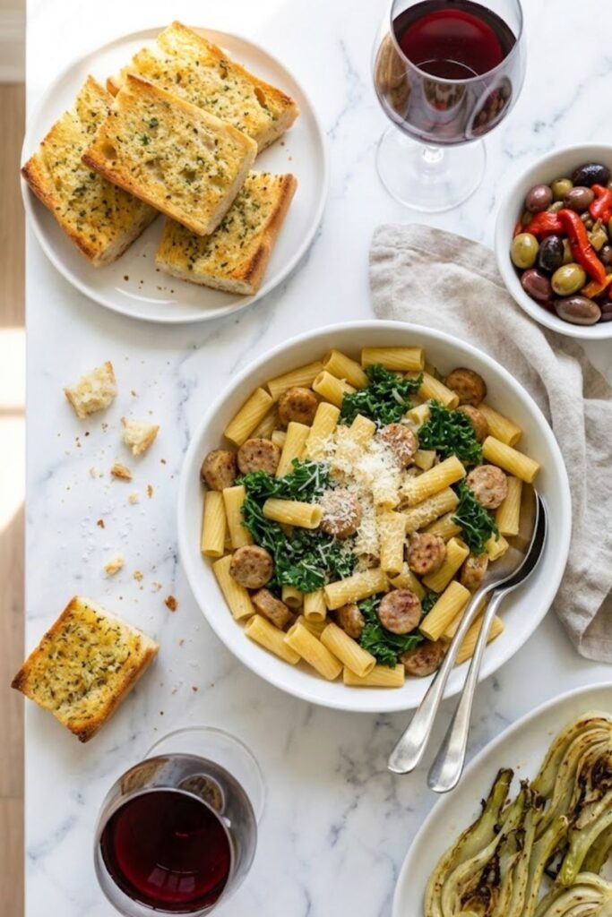 Trader Joe's Spicy Italian Chicken Sausage Pasta