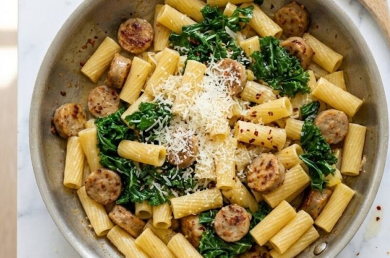 Trader Joe's Spicy Italian Chicken Sausage Pasta