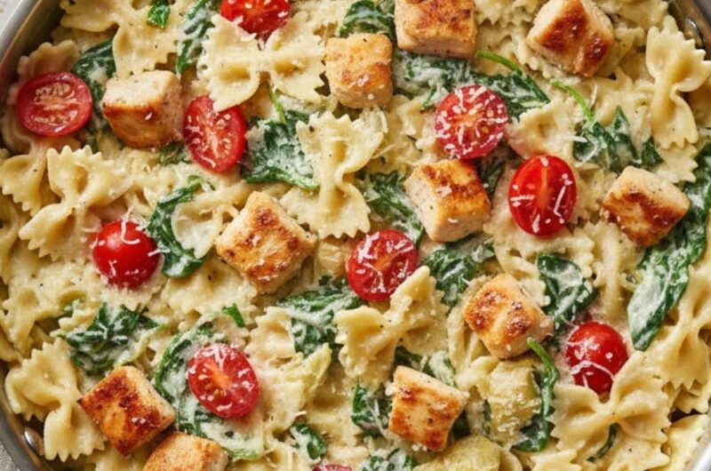 Trader Joes Spinach Artichoke Chicken Pasta