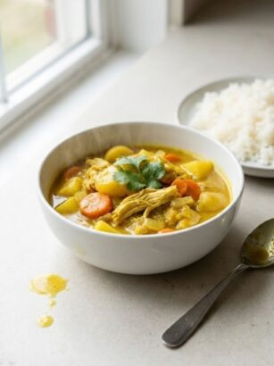 Trader Joe's Yellow Curry Chicken With Coconut Milk Recipe