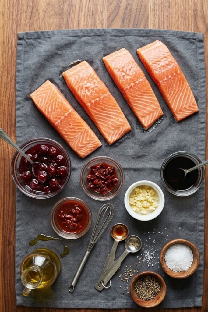 Cherry Chipotle Glazed Salmon Recipe
