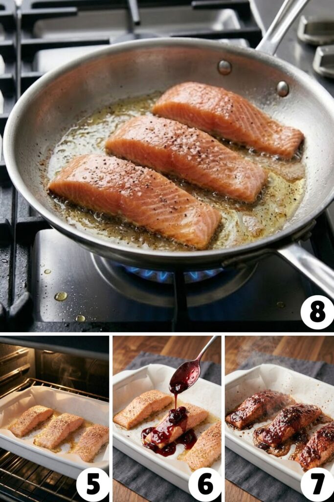 Cherry Chipotle Glazed Salmon Recipe