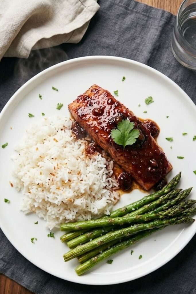 Cherry Chipotle Glazed Salmon Recipe