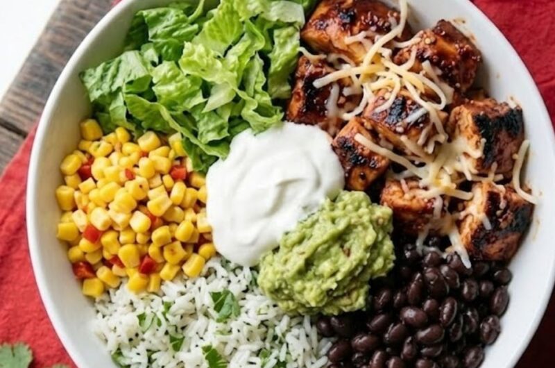 Chipotle Lime Chicken Bowl Recipe