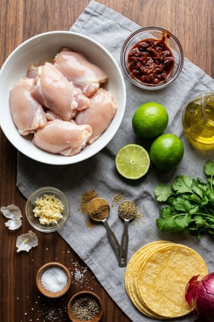 Chipotle Lime Chicken Tacos Recipe