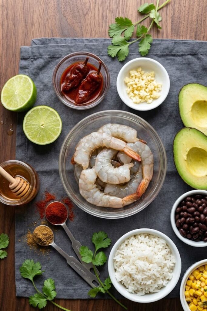 Chipotle Lime Shrimp Bowls Recipe