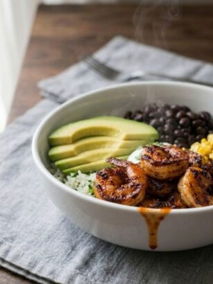 Chipotle Lime Shrimp Bowls Recipe