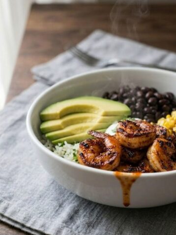 Chipotle Lime Shrimp Bowls Recipe