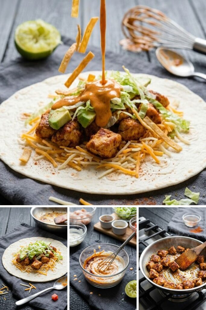 Chipotle Ranch Chicken Wrap Recipe