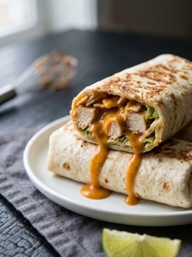 Chipotle Ranch Chicken Wrap Recipe