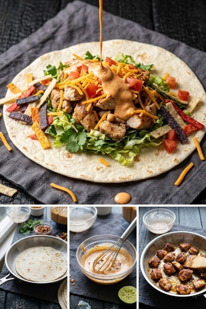 Chipotle Ranch Grilled Chicken Burrito Recipe