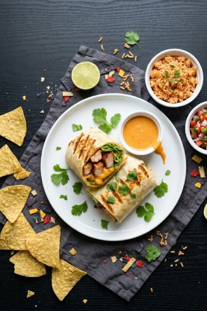 Chipotle Ranch Grilled Chicken Burrito Recipe