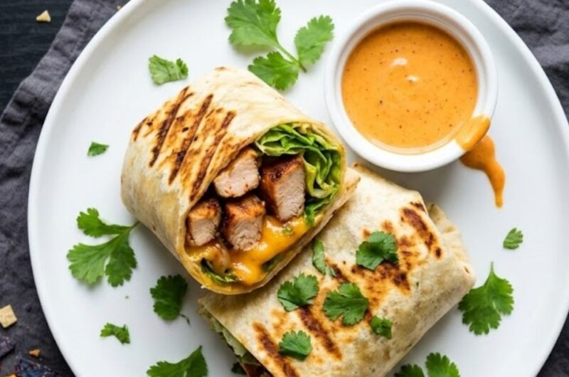 Chipotle Ranch Grilled Chicken Burrito Recipe