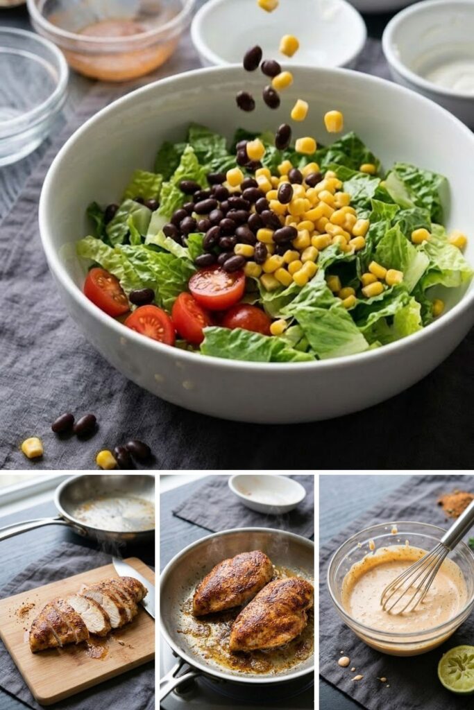 Chipotle Ranch Salad Recipe