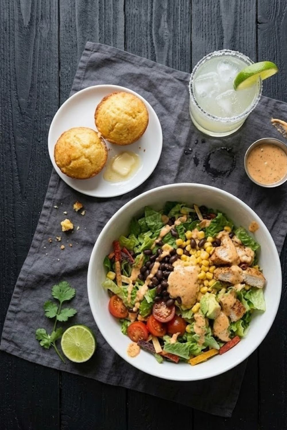 Creamy Chipotle Ranch Salad Recipe (Better Than The Kit)