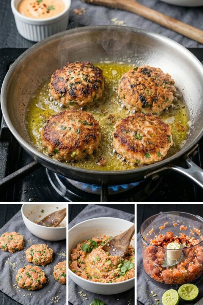 Chipotle Salmon Burgers Recipe