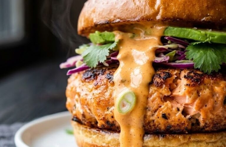 Chipotle Salmon Burgers Recipe