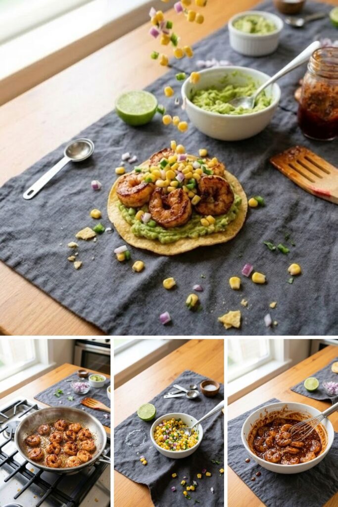 Chipotle Shrimp Tostadas Recipe