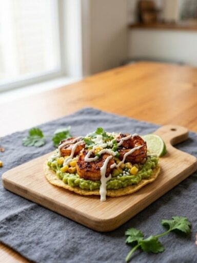Chipotle Shrimp Tostadas Recipe