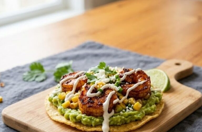 Chipotle Shrimp Tostadas Recipe