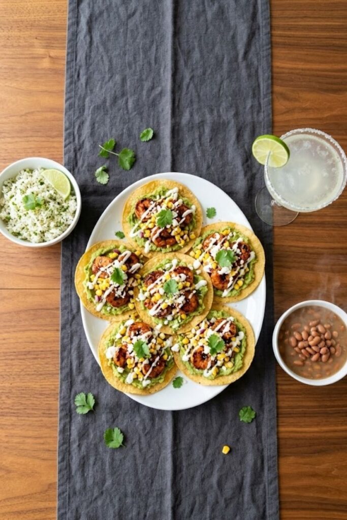 Chipotle Shrimp Tostadas Recipe