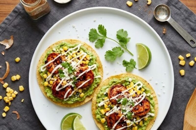 Chipotle Shrimp Tostadas Recipe