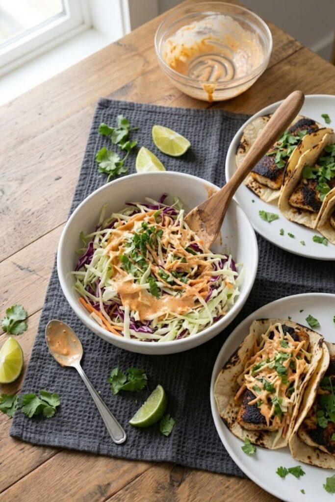 Chipotle Slaw for Fish Tacos Recipe