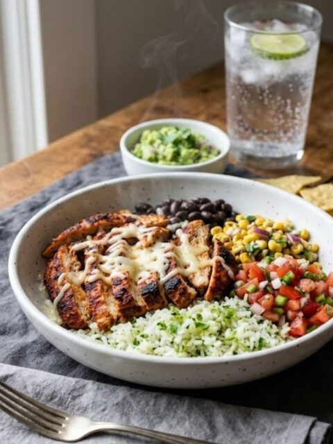 Chipotle Style Burrito Bowl Recipe