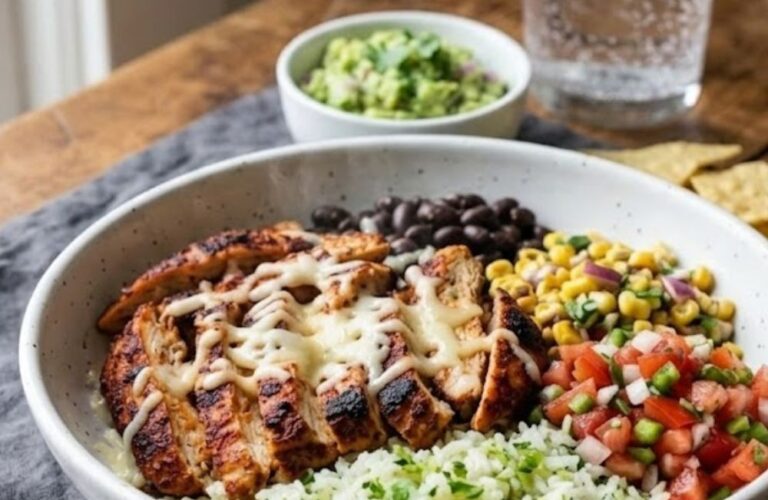 Chipotle Style Burrito Bowl Recipe