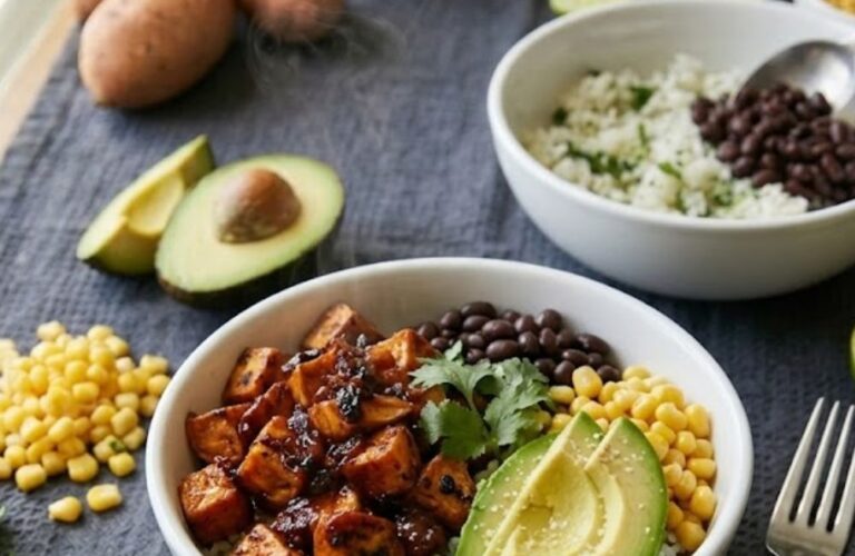 Chipotle Sweet Potato Burrito Bowl Recipe