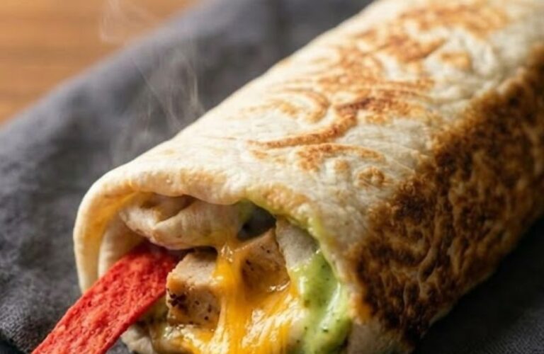 Copycat Taco Bell Chipotle Ranch Chicken Burrito Recipe