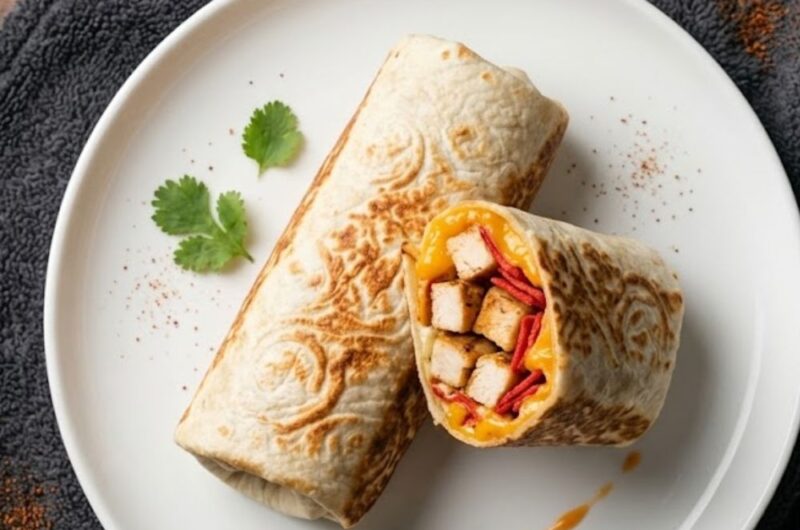 Copycat Taco Bell Chipotle Ranch Chicken Burrito Recipe