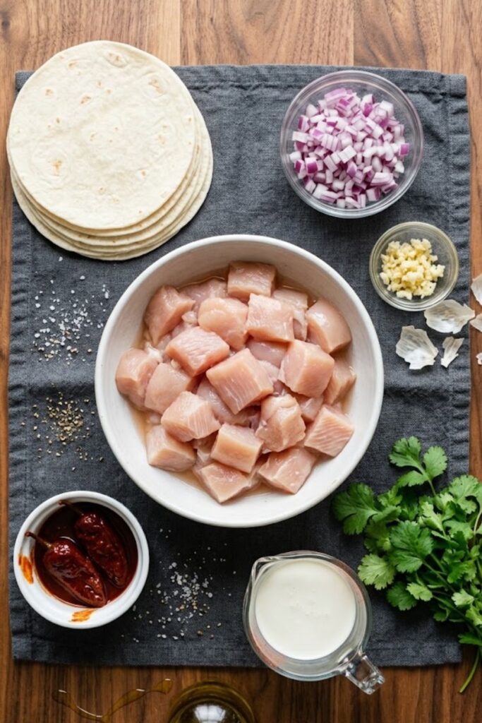 Creamy Chipotle Chicken Tacos Recipe