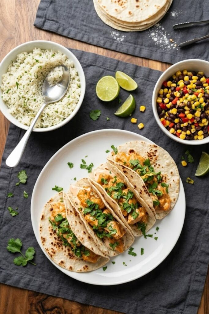 Creamy Chipotle Chicken Tacos Recipe