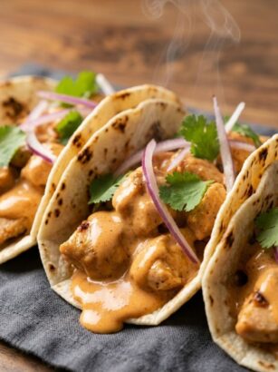 Creamy Chipotle Chicken Tacos Recipe